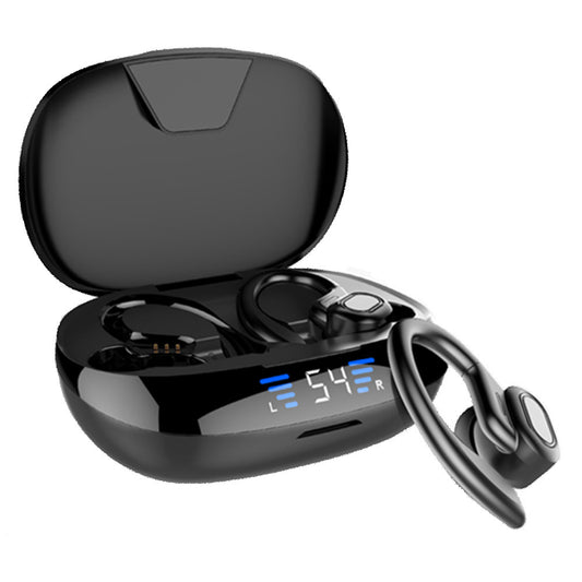 SP16 True Wireless Noise Cancelling Earbuds with Digital Display Charging Case - Hi-Fi Stereo Water Resistant Earphones for Sports and Gaming