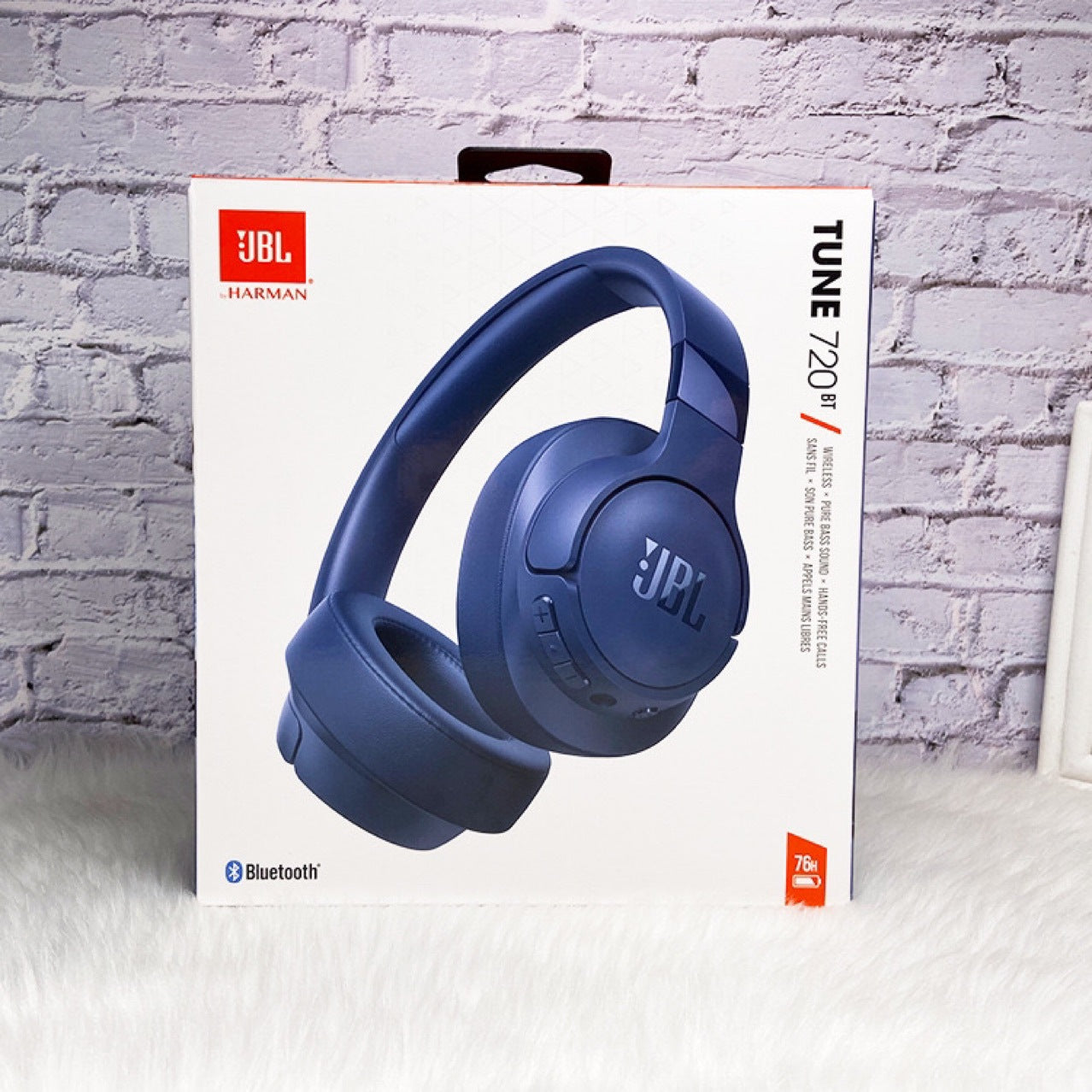 JBL Tune 720BT Wireless On-Ear Headphones - Adaptive Noise Cancelling Bluetooth Headset