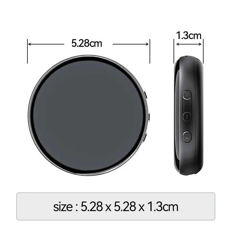32GB Ultra Magnetic Voice Recorder – One-Touch Recording, 96H Continuous, HD Noise Reduction, Long Battery, with OTG Adapter