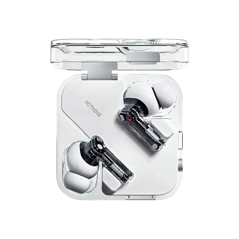 Nothing Ear Wireless Earbuds – ChatGPT Integration, Smart ANC, Hi-Res Audio with LDAC & LHDC, 11mm Bass Boost, 40.5H Playtime, 6 Mics, Wireless Charging (White)