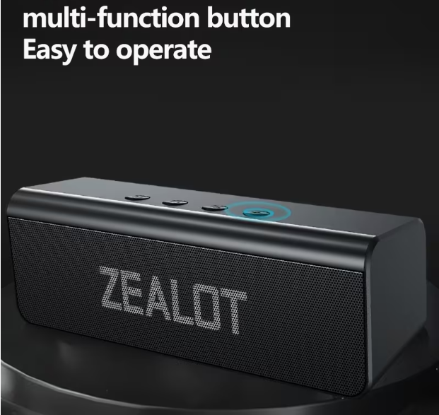 Wireless Bluetooth Speaker – Dual Pairing, 1800mAh Battery, 10H Playtime, Loud Stereo with Booming Bass, Includes Charging Cable, Compatible with Phone/Tablet/TV