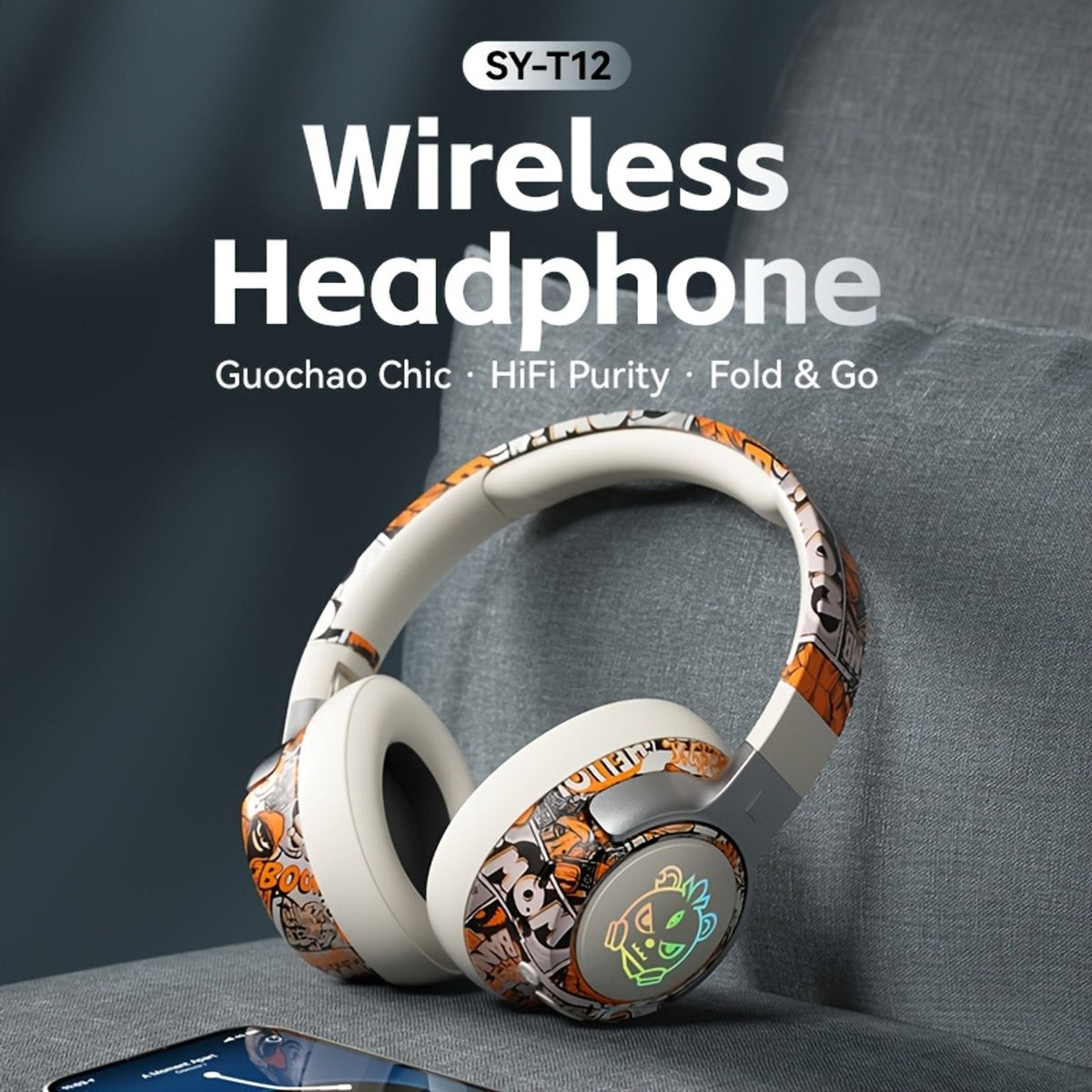 new graffiti wireless earphones essential holiday gifts temu image 9