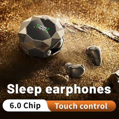 MSHUKCOE Mini Wireless Sleep Earbuds for Side Sleepers, Bluetooth 6.0 in-Ear Headphones with Noise Reduction,Ultra Small Hidden Earphones, Comfortable Fit for Long Wear & Deep Sleep&Work summerwins summerwins
