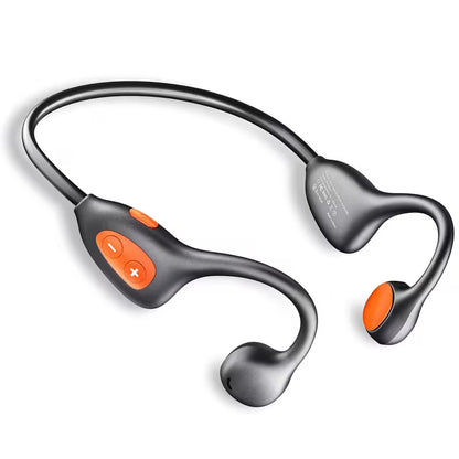 Open Ear Bluetooth 6.1 Wireless Headphones - Air Conduction Sport Earbuds, Clear Calls, Lightweight for Running and Cycling (Black)