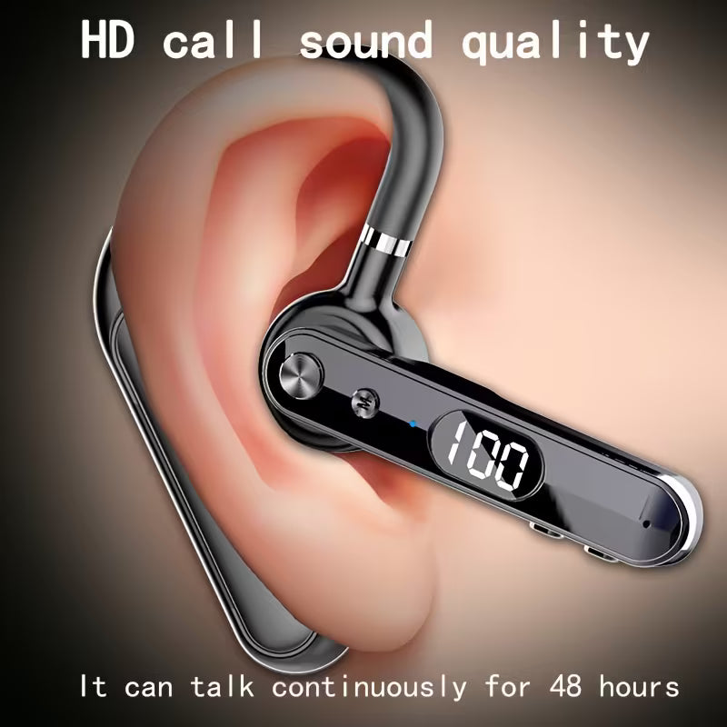 Open-Style Wireless Earphones – Long Battery, One-Touch Mute, Open-Ear Comfort