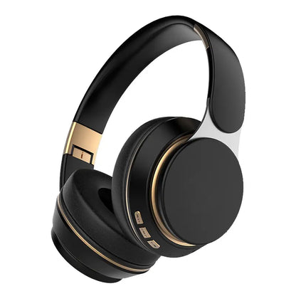 Wireless Over-Ear Headphones with Microphone - Deep Bass, Comfortable Protein Ear Cushions, Bluetooth Gaming Headset for PC and Travel