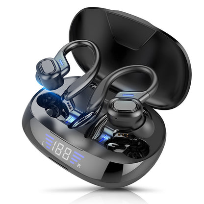 SP16 True Wireless Noise Cancelling Earbuds with Digital Display Charging Case - Hi-Fi Stereo Water Resistant Earphones for Sports and Gaming