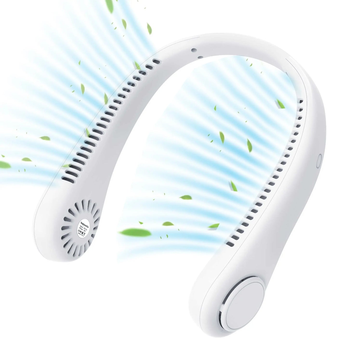 Portable Neck Fan, USB Rechargeable 3-Speed Wearable Quiet Low Noise Cooling Fan, Hands-Free Bladeless Fan for Outdoor and Indoor Cooling, Birthday Gifts for Men, Women, Mom & Dad – 🔥 Buy 1 Get 1 FREE 🔥