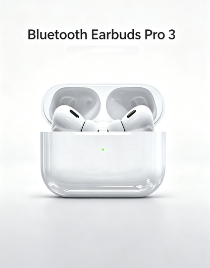 Pro 3 ANC Bluetooth Earbuds – Active Noise Cancelling, Extended Playtime, Touch Control for Sports & Work