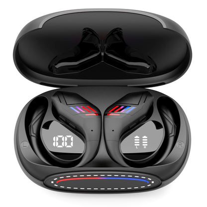 R400 Bluetooth 5.3 TWS Wireless Earphones - Ear Hook Design, Stereo Sound Earbuds