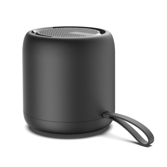Black Portable Outdoor Wireless Speaker – TWS Pairing, Mini Subwoofer, Supports Hands-Free Calling