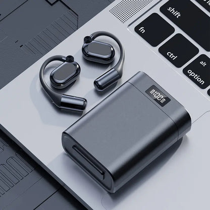 Bluetooth Earbuds with Smartphone Charging – 45 Hours Playtime, HiFi Bass, ENC Noise Cancelling, Bluetooth 6.0, Sport Design