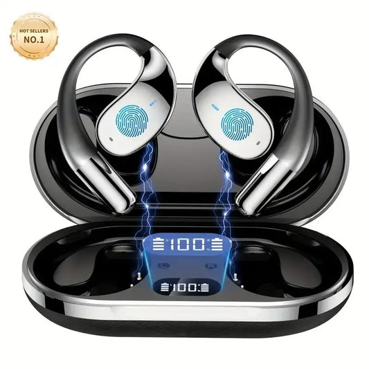 Wireless Translation Earbuds - Real-Time 144 Languages, Intelligent Noise Cancelling Earphones for Running and Exercise
