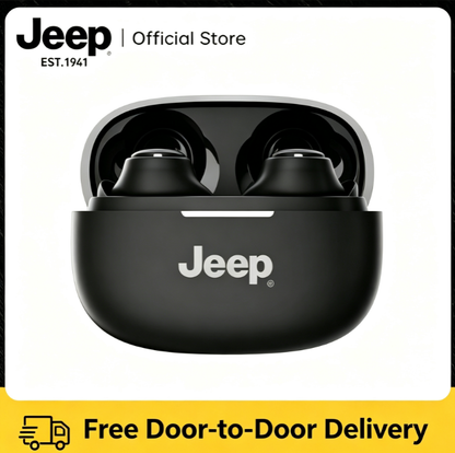 Jeep JP EW140 Sleep Bluetooth 6.0 Earbuds - Deep Bass, Type-C Fast Charging, 3.5H Playtime, Noise Cancelling