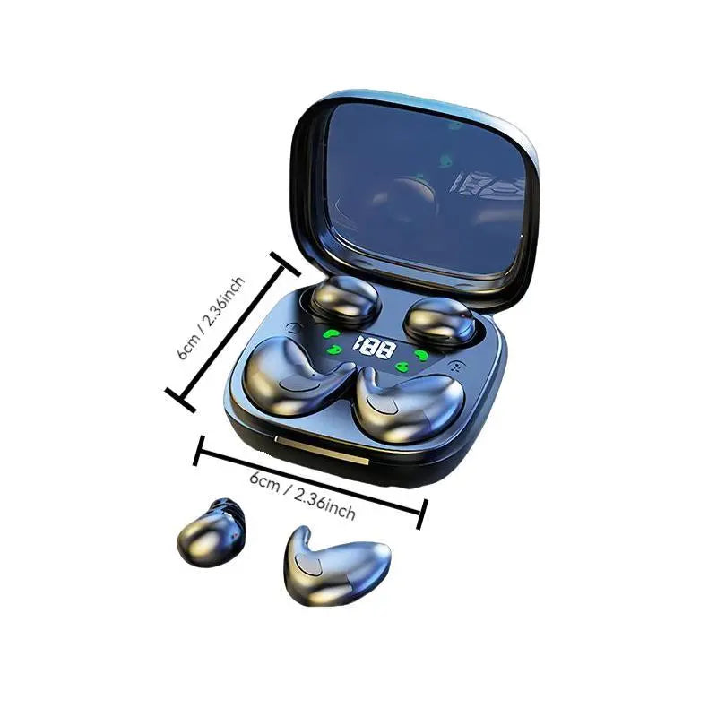 Wireless In-Ear Noise Cancelling Earbuds – with Charging Case, Bluetooth-Compatible Gaming Headset, Lightweight TWS for Running & Exercise