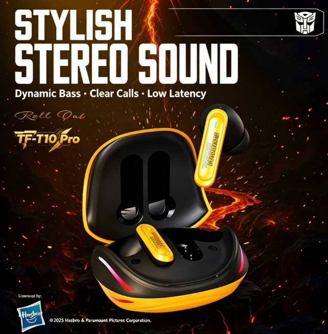 Transformers TF-T10 Wireless Bluetooth Earphones - In-Ear Design