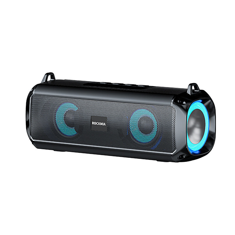Portable Wireless Speaker with Subwoofer & LED Light – Rechargeable, Bluetooth, Multifunctional for Outdoor, Home, Office & PC Use