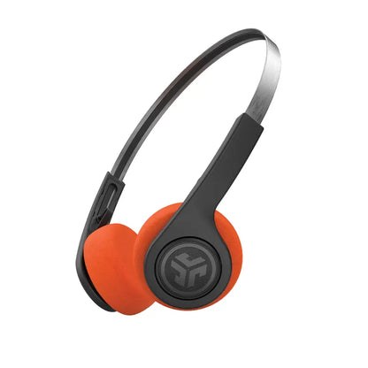 JLab Rewind 2 Wireless Retro Bluetooth Headphones - 20+ Hours Playtime, Custom Sound, Rechargeable Lightweight Design