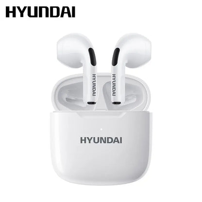 HYUNDAI T02 TWS Bluetooth Earbuds - Voice Quick Wake-Up Chat Headset, Wireless Audio Earphones for Music and Calls