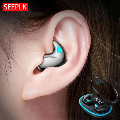 🔥 Clearance Limited-Time Offer, Order 1 Get 2 🔥 – SEEPWK Wireless Sleep Earbuds, Comfortable Waterproof Sport Earbuds with Charging Case, Secure Fit for Active Lifestyles & All-Day Use