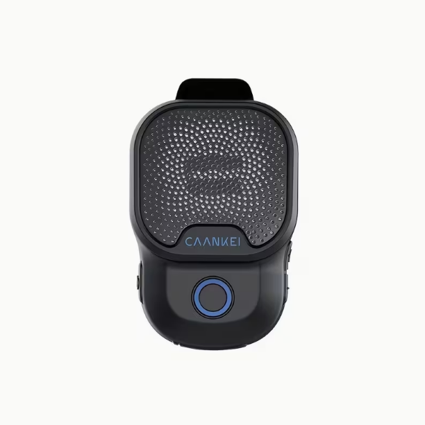 Smart Voice-Activated Wearable Wireless Speaker – Portable Mini, TWS Pairing, ENC Noise Cancellation, Built-in Mic, Submersible for Up to 30 Minutes, Compatible with iOS