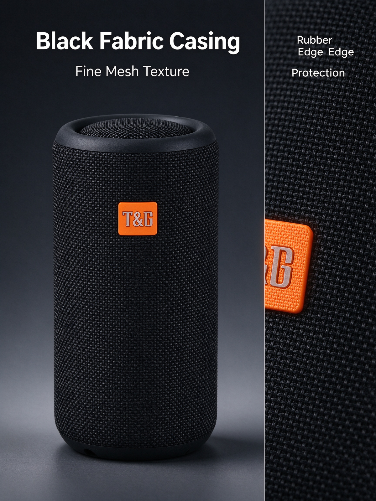 TG365 LED Light Wireless Speaker – Portable Outdoor Wireless Speaker with Built‑In Mic, TWS Stereo, AUX, Micro SD/TF Card, Hands‑Free Calls, FM, USB Drive & Enhanced Shockproof Design – Birthday Party Gif