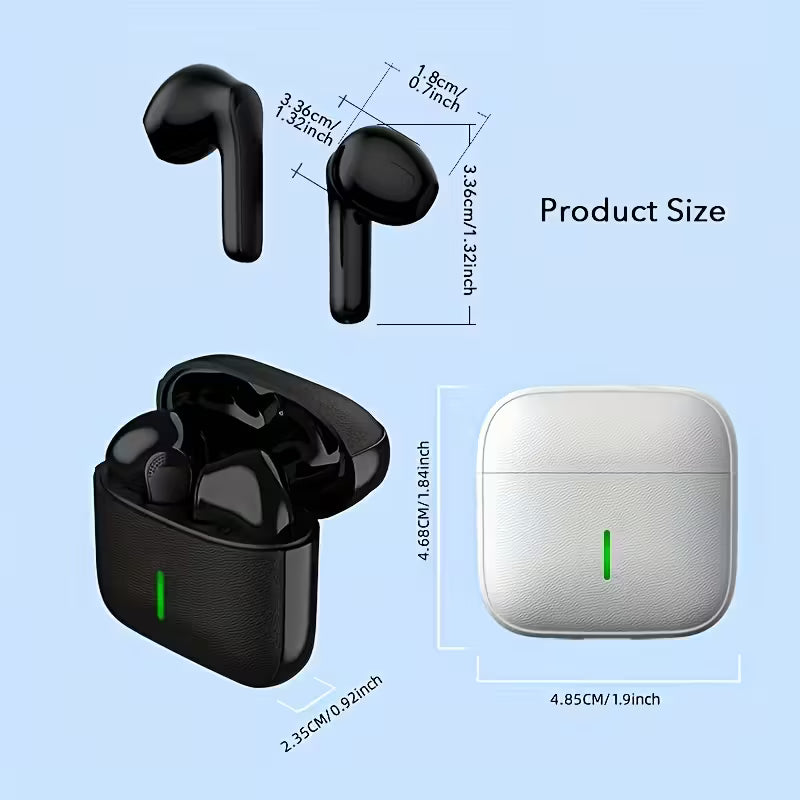 2026 X15 TWS Music Earbuds – Bluetooth 5.3, Low‑Latency Game Mode, LED Digital Display, Semi‑In‑Ear, AI Real‑Time Translation, Dolby Stereo for Android & iPhone