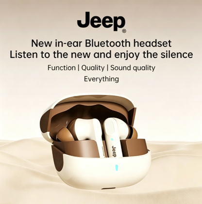 Jeep JP EW133 TWS Wireless Earbuds - Bluetooth 5.4, Noise Cancelling, IPX5 Water Resistant
