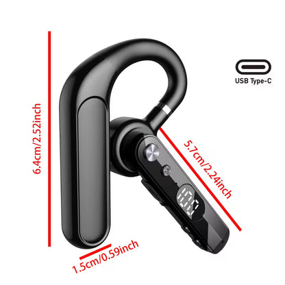 Open-Style Wireless Earphones – Long Battery, One-Touch Mute, Open-Ear Comfort