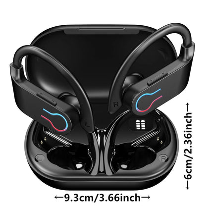 ireless In-Ear Design Earphone – Bluetooth 5.3 Earbuds with ENC Mic, Stereo Sports Headphones with Earhooks, Waterproof for Running & Music