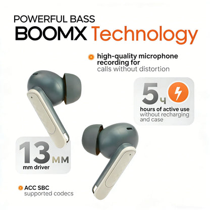 Ivante Wireless Earbuds - Active Noise Cancelling with 60H Total Playtime