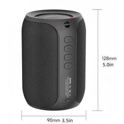 ZEALOT Portable Bluetooth Speaker – Outdoor Wireless, RGB Lights, IPX5, 12H Playback, Heavy Bass – Mini Lightweight for Camping & Hiking