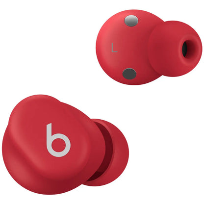 Beats Solo Buds – Bluetooth Wireless Noise Cancelling Earbuds with Charging Case, Transparent Red