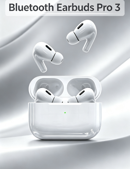 Pro 3 ANC Bluetooth Earbuds – Active Noise Cancelling, Extended Playtime, Touch Control for Sports & Work