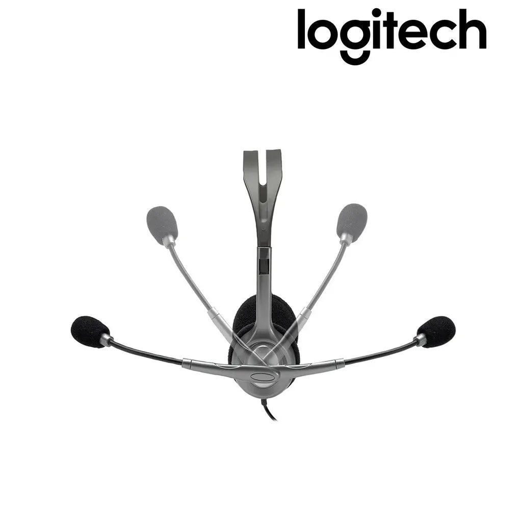Logitech H111 Stereo Headset - Unidirectional Mic, Adjustable Headband, 3.5mm Multi-Device Wired Headset