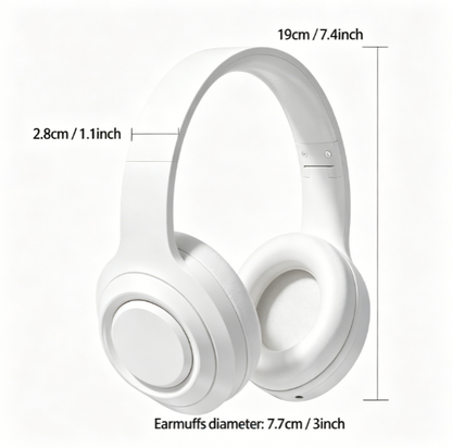Wireless Gaming Headphones, Foldable Gaming Bluetooth-Compatible Headset with Built-in Microphone, Portable Foldable Headset for Home, Outdoor & Gym Use, Wireless Headset Audio Gift, Headphones for Sports, BT Compatible