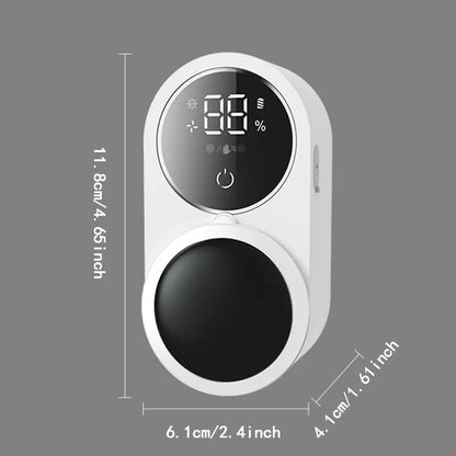 Wall Mounted Toothbrush Sterilizer, Rechargeable Toothbrush Holder, Toothbrush Sanitizer Holder, Toothbrush Holders For Bathrooms, Toothbrush Cleaner with LED Smart Screen, Personal Care Appliances, Bathroom Accessory