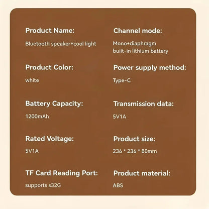 Multifunction Night Light with Wireless Charger Music Speaker 7 led Colors Bluetooth Sleeping Lamp Decor for Kids Gift Led Decoration Lamp image 7