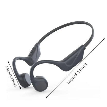 Bone Conduction Bluetooth 5.4 Earphone – IPX5 Waterproof Wireless Open-Ear Headset for Running & Gym, HD Stereo Sound, Long Battery Life, True Wireless Headphones