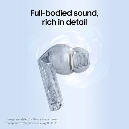 Samsung Galaxy Buds 3 FE - True Wireless Bluetooth Earbuds with Active Noise Cancelling and Comfortable Fit