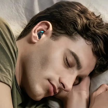 New Sleeping Earbuds with Hi-Fi Stereo Sound - Water Resistant, Built-in Mic, Noise Cancelling, Touch Control for iPhone and Android