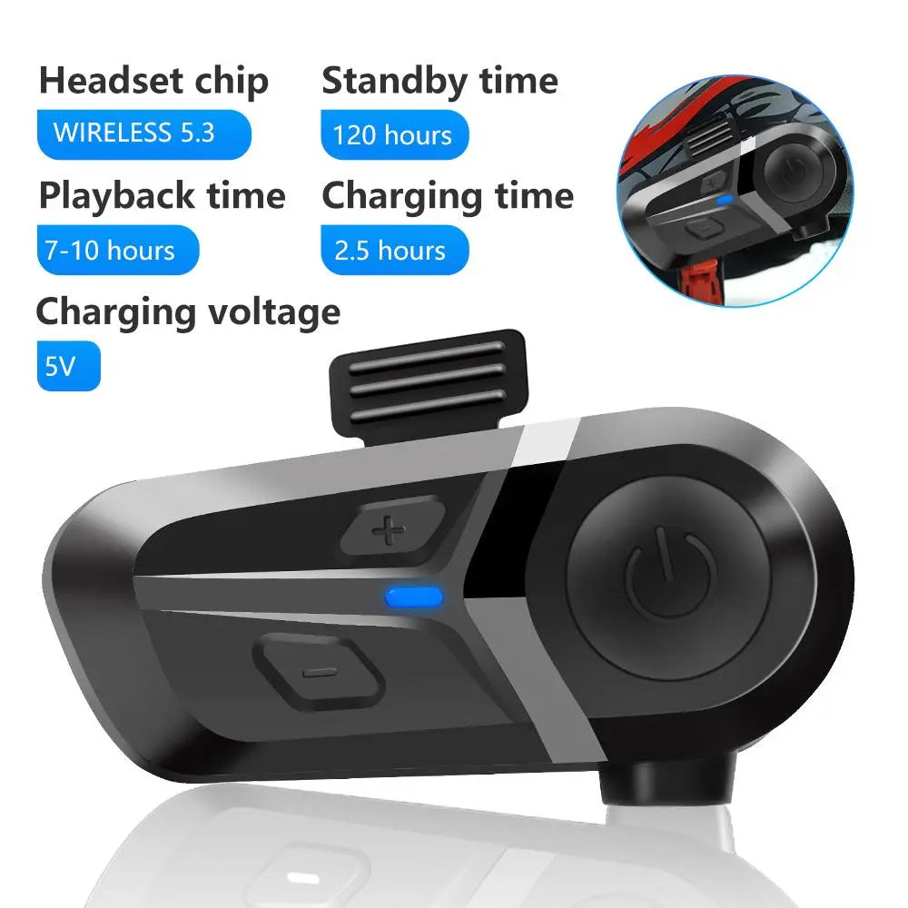 Wireless Motorcycle Helmet Headset – Waterproof & Universal for Motorcycle, Bicycle – Top Picks
