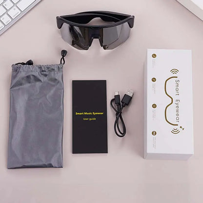 YJ-006 Bluetooth-Compatible Sports Smart Glasses for Men and Women - Quick Charging, Long Battery Life