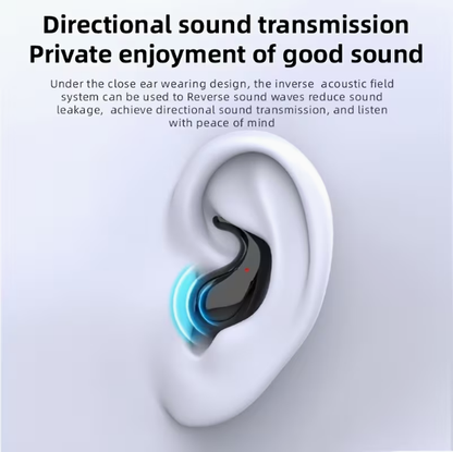 True Wireless Ear-Clip Headphones – Open Stereo Sound, Ultra-Low Latency Game Mode, Copper Ring Speaker, Touch Control, Long Battery Life, Lightweight & Secure Fit