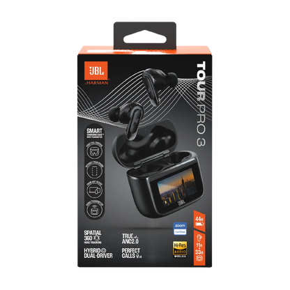 JBL Tour Pro 3 True Wireless Noise Cancelling Earbuds with Smart Charging Case™