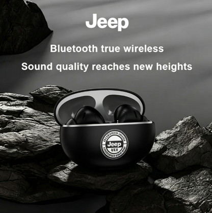 Jeep EW121 TWS In-Ear Wireless Bluetooth Headset - Bluetooth 5.4, Water Drop Design, Compact for Sports and Gaming