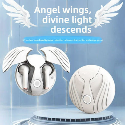 Creative Wing Design Wireless Bluetooth Earphone – HD Sound, Built-in Mic, Gaming & Sports Headset