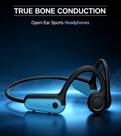Bone Conduction Open-Ear Headphones - Type-C Charging, Long Battery for Sports and Running