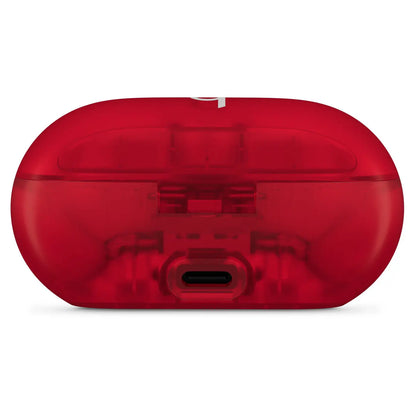 Beats Solo Buds – Bluetooth Wireless Noise Cancelling Earbuds with Charging Case, Transparent Red