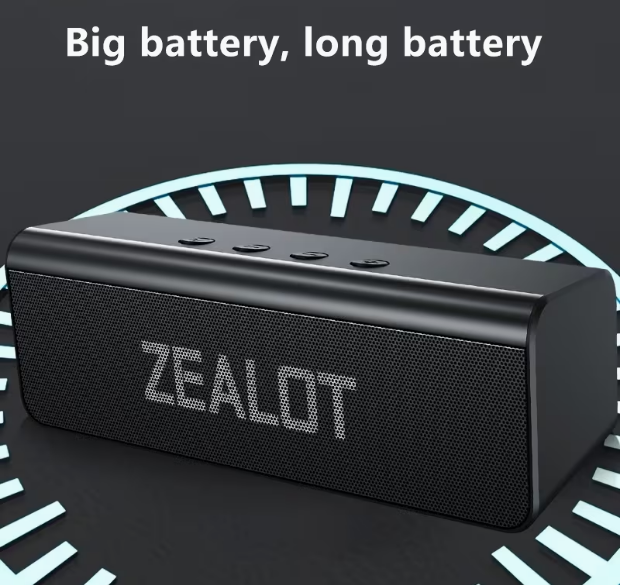 Wireless Bluetooth Speaker – Dual Pairing, 1800mAh Battery, 10H Playtime, Loud Stereo with Booming Bass, Includes Charging Cable, Compatible with Phone/Tablet/TV